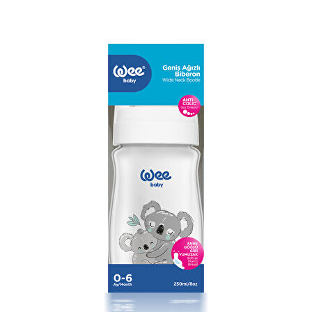 Wee Baby Safari PP Biberon 250 ml - KOALA