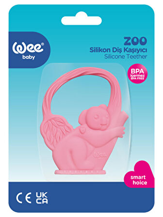 Wee Baby Zoo Diş Kaşıyıcı Pembe