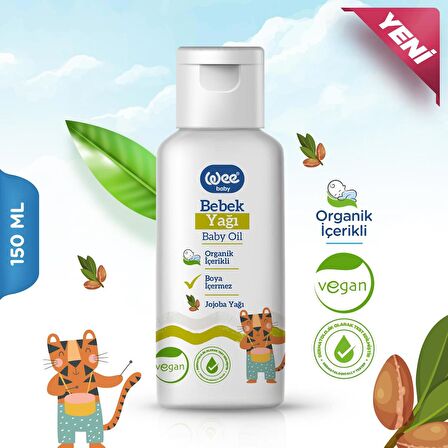 Wee Baby Organik Bebek Yağı 150 ml (2 Adet)