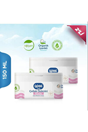 Wee Baby 2'li Çatlak Kremi 150 ml