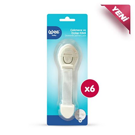 WB ÇekmeceveDolapKilit x6 BULK