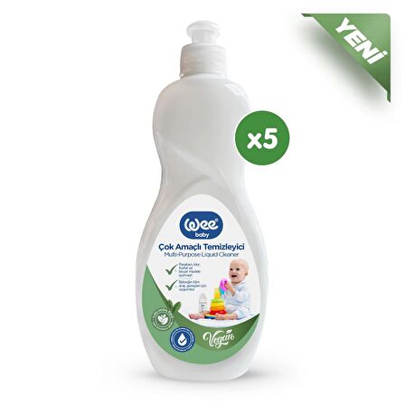 Wee Baby Vegan Çok Amaçlı Temizleyici 500 ml (5 Adet)