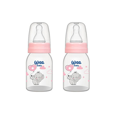 Wee Baby Klasik Pp Biberon 125 ml - Pembe (2'li Set)