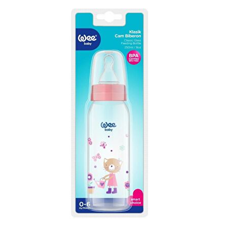 Wee Baby Cam Biberon 250 ml Pembe 2'li BULK