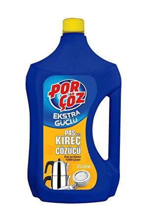 Porçöz 2 lt Pas ve Kireç Çözücü Sıvı