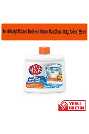 Porçöz Bulaşık Makinesi Temizleyici (Bodrum Mandalinası - Datça Bademi) 250 ml x 4 Adet