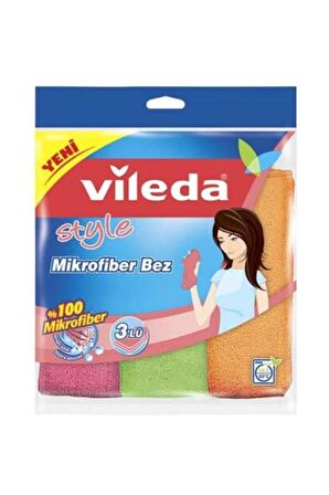 Vileda Mikrofiber Colors 3 lü