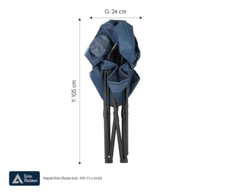 ÇELİK KATLANIR KAMP SANDALYESİ XXL KING SIZE – Lacivert, 150 kg Kapasiteli, Güçlü ve Pratik – Buzluk, Termal Bardaklık, Dolgulu Kolçak, PVC Kaplama, Taşıma Çantası