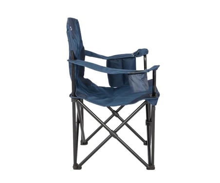 ÇELİK KATLANIR KAMP SANDALYESİ XXL KING SIZE – Lacivert, 150 kg Kapasiteli, Güçlü ve Pratik – Buzluk, Termal Bardaklık, Dolgulu Kolçak, PVC Kaplama, Taşıma Çantası