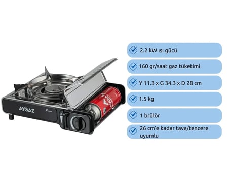 Aygaz MS-BSF Taşınabilir Ekonomik Kamp Ocağı