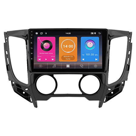 Mitsubishi L200 Android Multimedya Sistemi (2015-2019) CRV-4366XAA