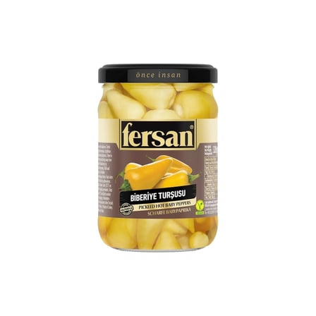 Fersan Biber Turşusu 370 cc 3 lü Karma Paket / Biberiye - Yakan Biber - Jalapeno