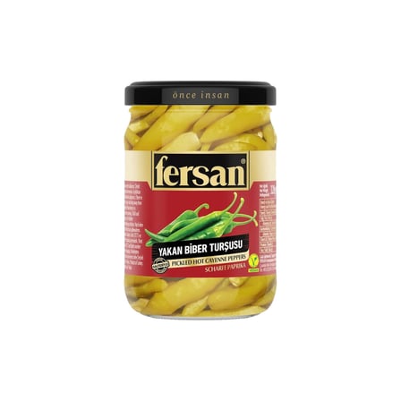 Fersan Biber Turşusu 370 cc 3 lü Karma Paket / Biberiye - Yakan Biber - Jalapeno