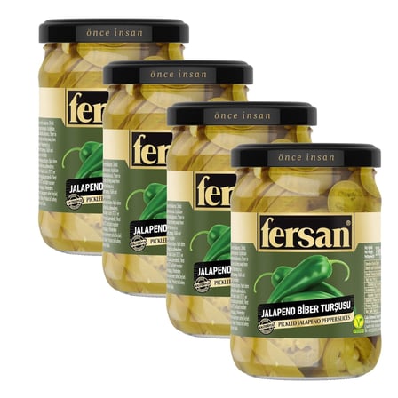 Fersan Jalapeno Biber Turşusu 370 cc x 4 Adet