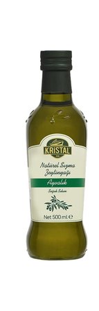 Kristal Ayvalık Natürel Sızma Zeytinyağı 500 Ml Cam Şişe 2 Li