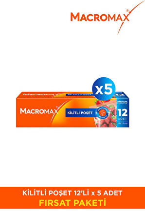 Kilitli Poşet - 12 Li X 5 Adet Avantaj Paket