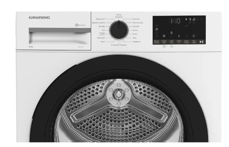 Grundig GPDH 10874 Kurutma Makinesi 10 kg 15 Program Yoğuşturmalı-Isı Pompalı