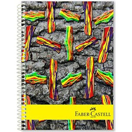 Faber-Castell Doğa Sert Kapak Seperatörlü Defter 120YP