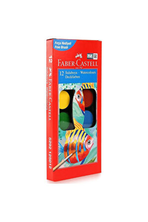 Faber-castell 12 Li Sulu Boya