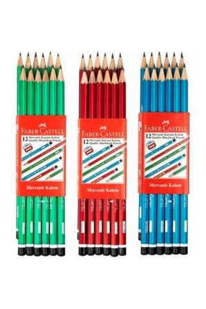 FABER CASTEL MERCANLI KURŞUN KALEM 12 Lİ