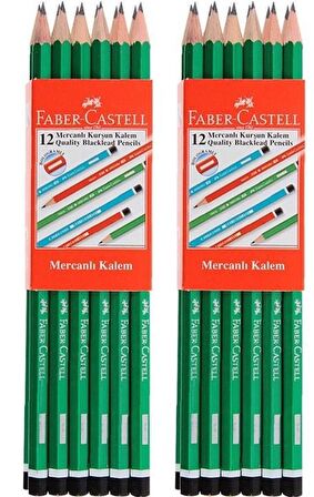 Faber Castell Mercanlı 24 Lü Kurşun Kalem