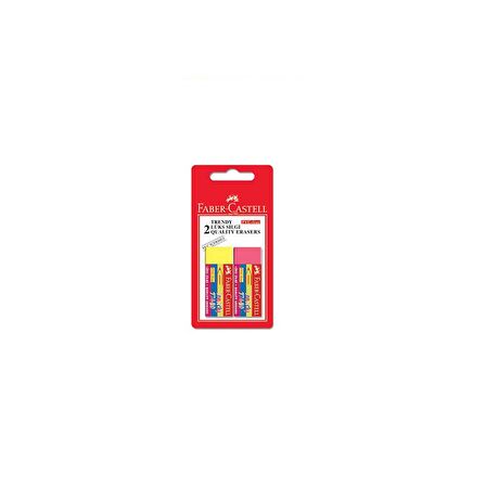 Faber-Castel Trendy Lüks Silgi 2 li Blister