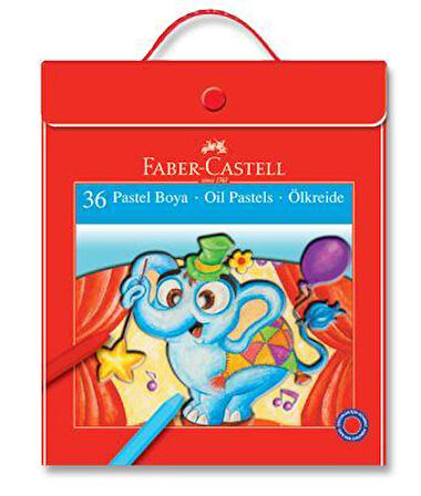 Faber Castell 36 Renk Plastik Çanta Pastel Boya