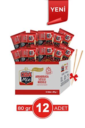 Arrabbiata Soslu Noodle 12'li Paket