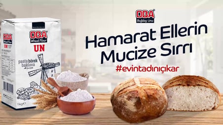 Oba Buğday Unu 5 kg | Tatlı Tarifleri İçin