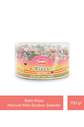 Balin Kutu Klass Meyveli Mini Bonbon Şekerler 700 gr x 4 Adet