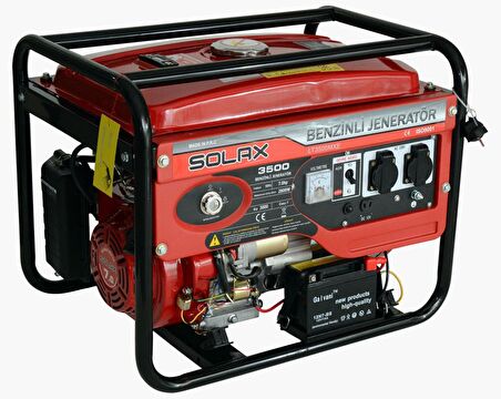 Solax LT 3500MXE Monofaze Benzinli Marşlı Jenerator