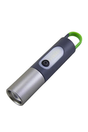 Hepu HP-836 Su Geçirmez Uzun Menzilli LED El Feneri  5730 LED 5V USB Şarjlı Taşınabilir Askılı Tasarım
