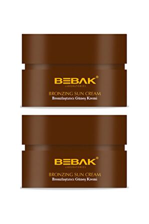 Bebak Kakao Özlü Bronzlaştırıcı Güneş Kremi 100 Ml 0 Spf 2 Adet