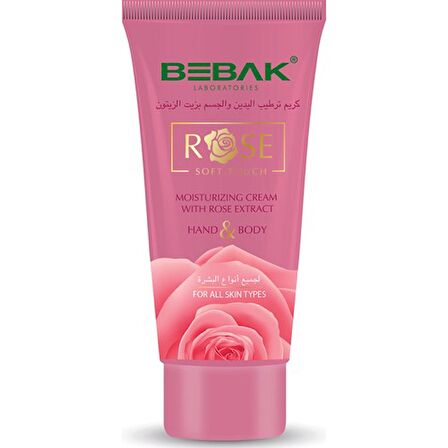 BEBAK GÜL ÖZLÜ EL VE VÜCUT NEMLENDİRİCİ KREM 20 ML 