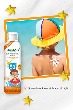 Bebek Güneş Köpüğü 50+ Spf Yüksek Koruma 150 ml