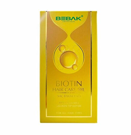 Bebak Biotin Kırık Uç Onarıcı Saç Bakım Yağı 100 ml