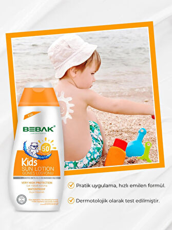 Bebak Bebek Güneş Losyonu 50 SPF 200 Ml