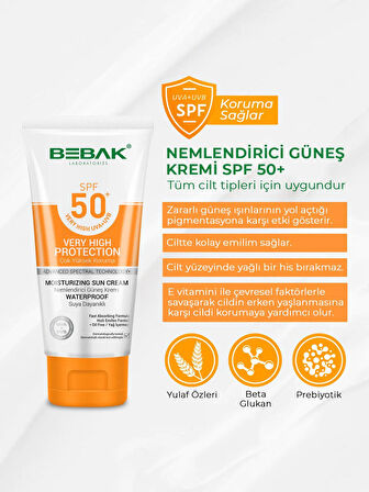 Bebak Güneş Kremi 50 SPF 75 Ml