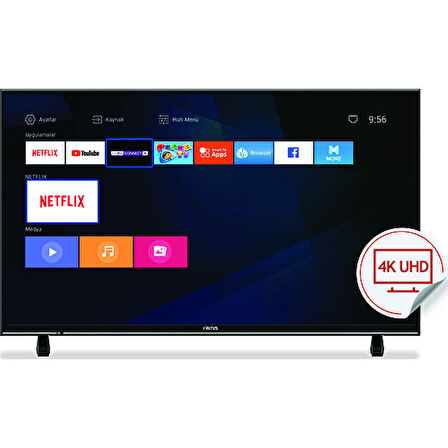 ALTUS AL55L89605B 55'' 139 EKRAN UYDU ALICILI 4K ULTRA HD SMART LED TV