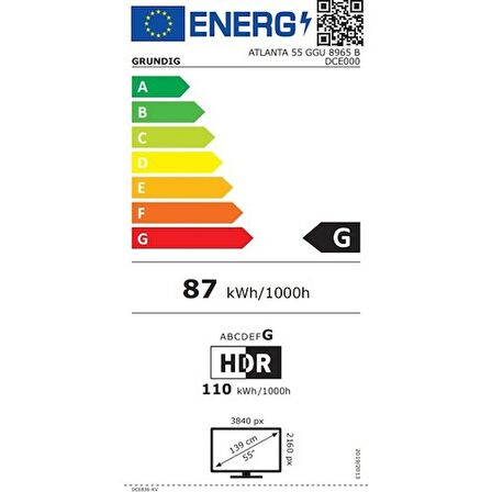 ATLANTA 55 GGU 8965 B Android TV