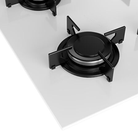 Beko BOCD T 6011 EB Beyaz Cam Ankastre Ocak