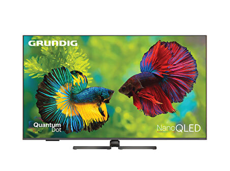 GRUNDIG 55 GHQ 9500 55 inç 139 Ekran Uydu Alıcılı Google Smart 4K Ultra HD QLED TV Antrasit