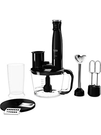 Beko RHB 5050 B Floral Siyah 1500 W Blender Seti