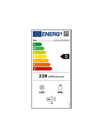 Beko 670475 EA Kombi No Frost Buzdolabı