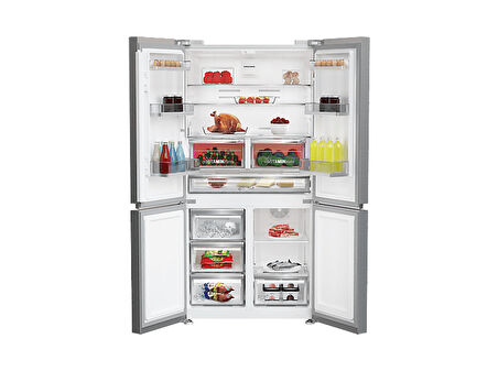 GRUNDIG GQND 572 I E Enerji Sınıfı 572 L Duo No Frost Gardrop Tipi Buzdolabı