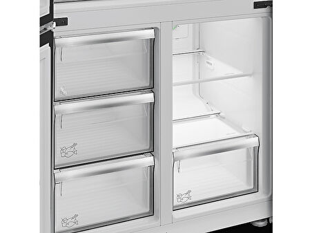 GRUNDIG GQND 572 I E Enerji Sınıfı 572 L Duo No Frost Gardrop Tipi Buzdolabı