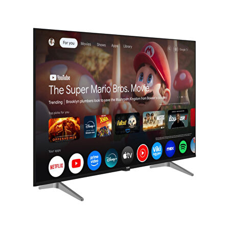 Beko B65 E 795 B 4K Ultra HD 65" 165 Ekran Uydu Alıcılı Google Smart LED TV