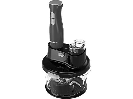 GRUNDIG RHB 7410 Cam Hazneli Rendeli Blender Seti Antrasit