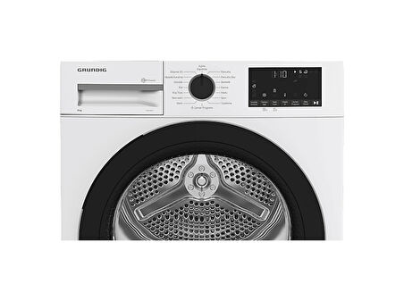 GRUNDIG GPDH 8635 E Enerji Sınıfı 8 kg Isı Pompalı Kurutma Makinesi