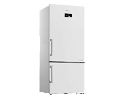 GRUNDIG GPKND 552 E Enerji Sınıfı 551 L Duo No-Frost Alttan Donduruculu Buzdolabı Beyaz